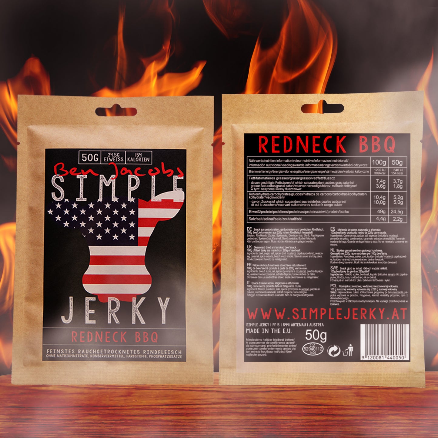 Naudanliha Jerky - Redneck BBQ