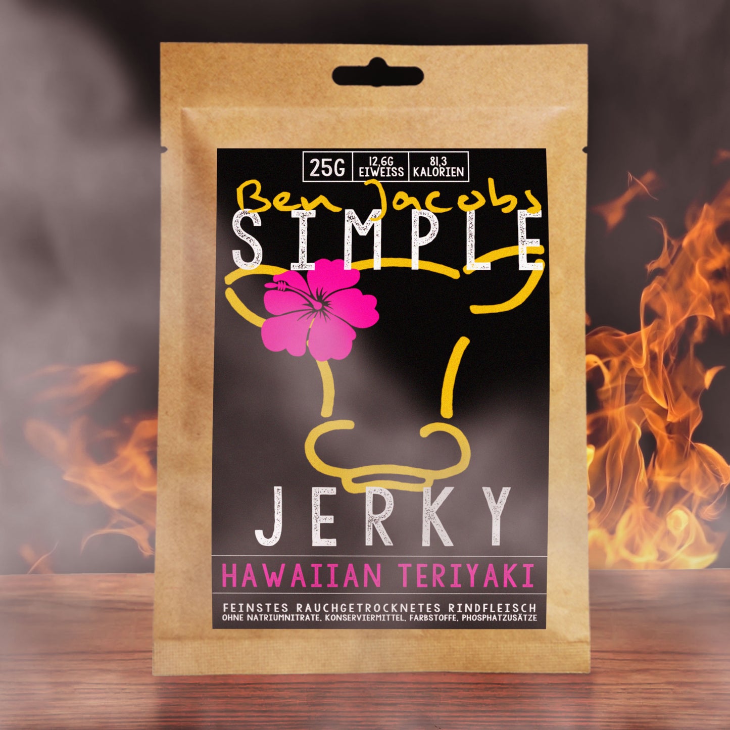 Naudanliha Jerky - Havaijin Teriyaki